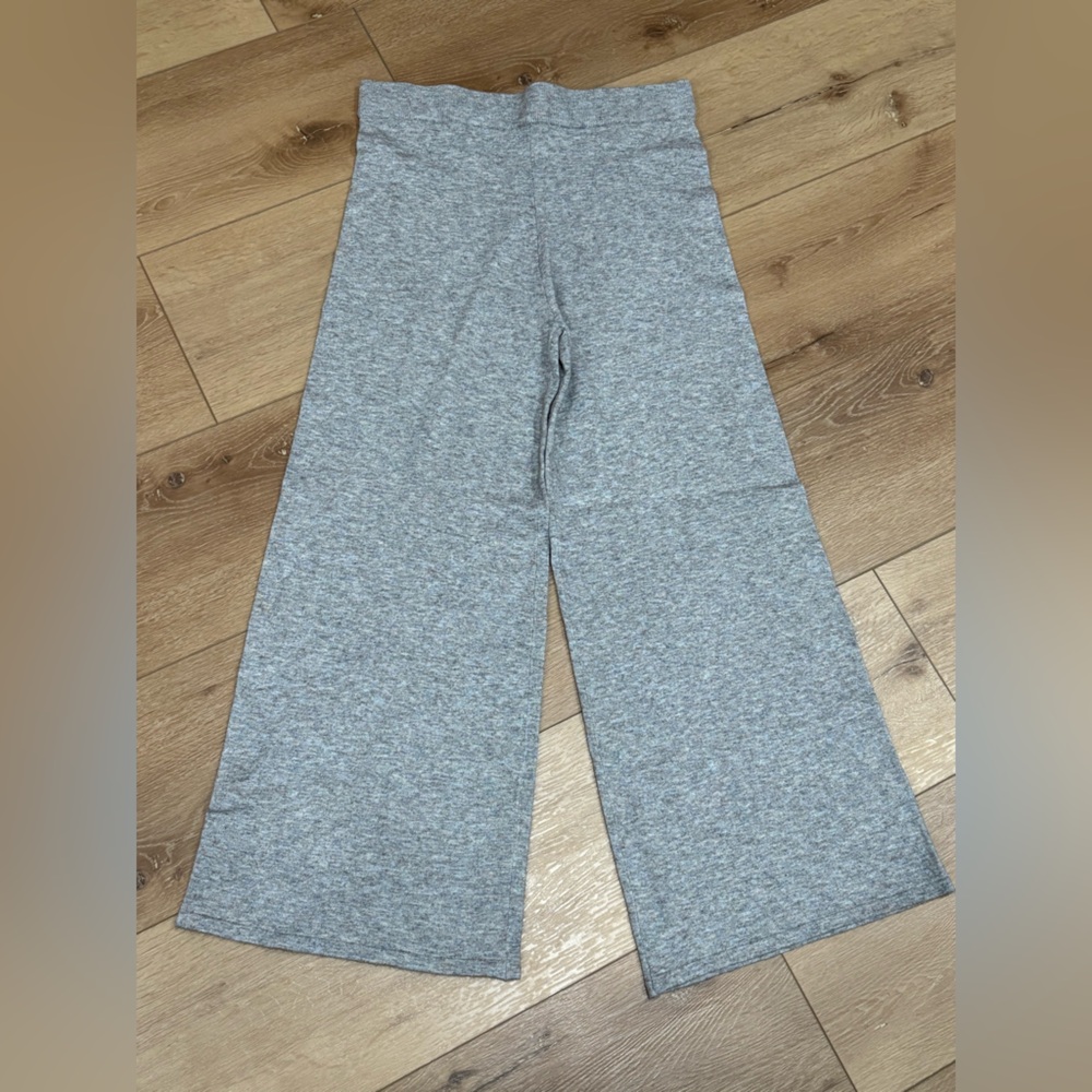 No Boundaries Gray Wide-Leg Pant Set